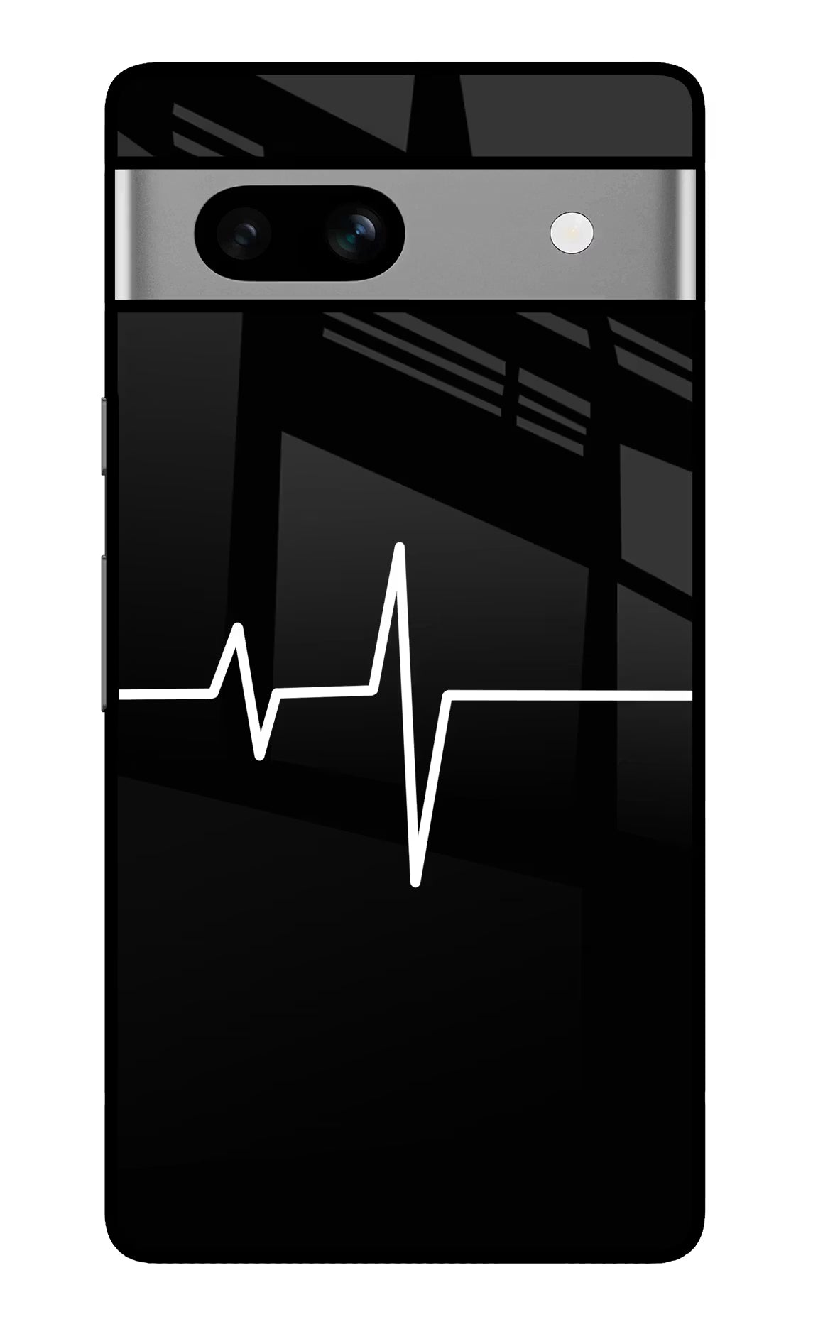 Heart Beats Google Pixel 7A Glass Case Back Cover by Casekaro