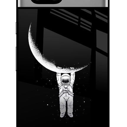 Moon Space Google Pixel 7A Glass Case