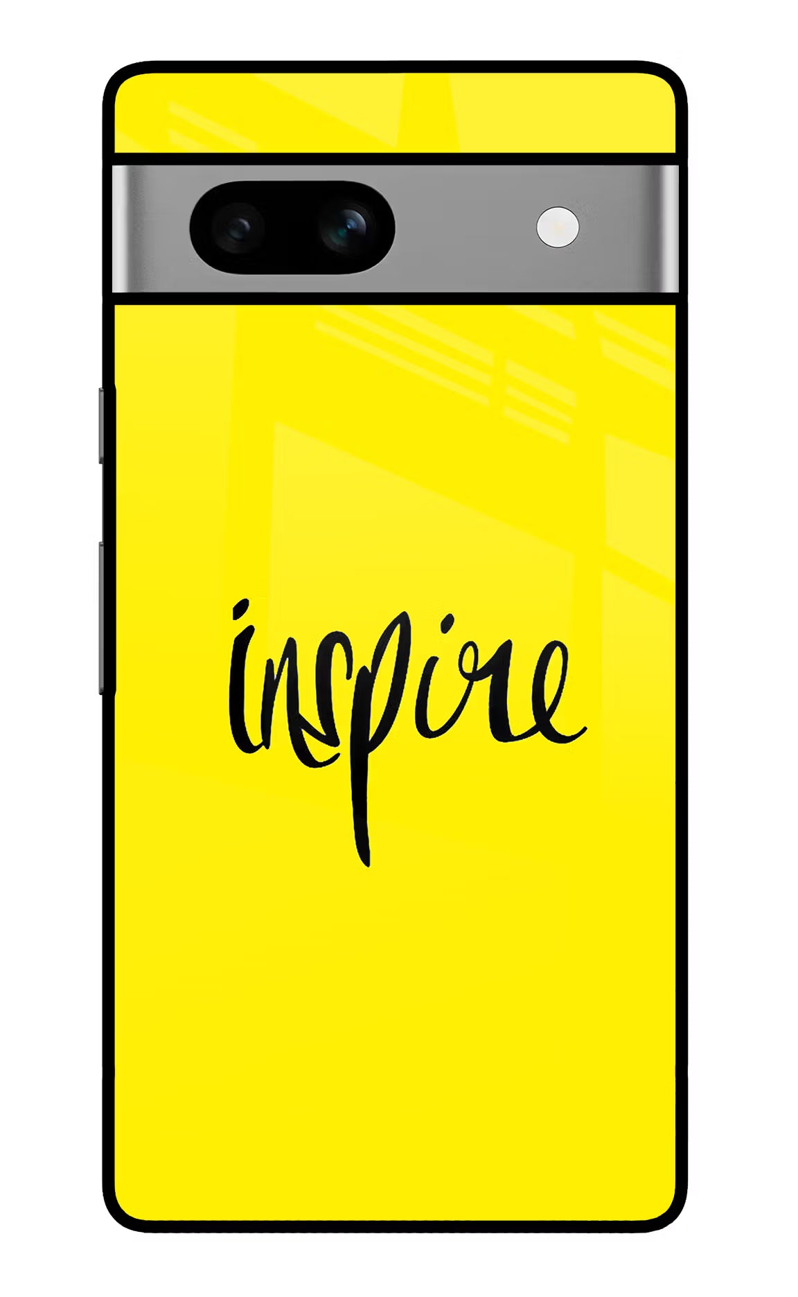 Inspire Google Pixel 7A Glass Case Back Cover by Casekaro