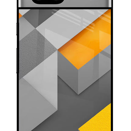 Abstract Google Pixel 7A Glass Case