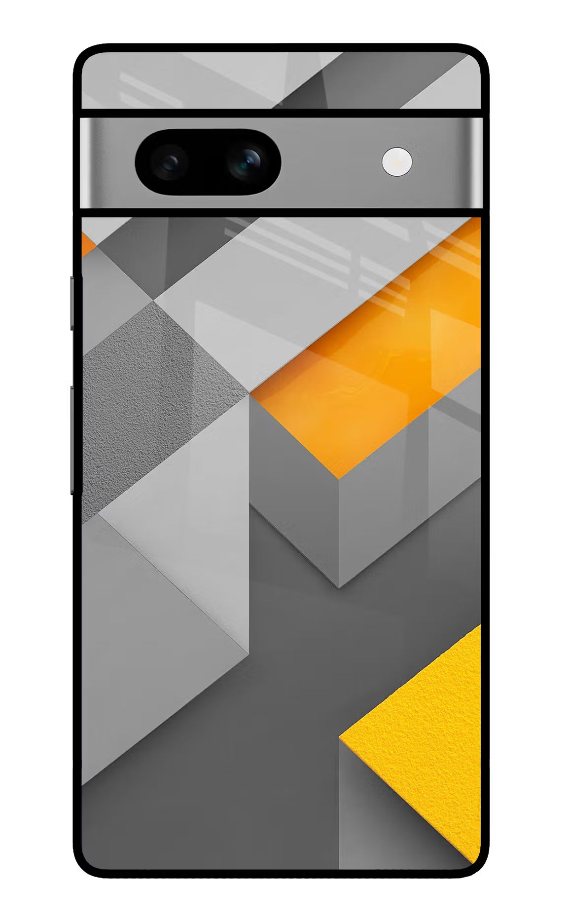 Abstract Google Pixel 7A Glass Case Back Cover by Casekaro