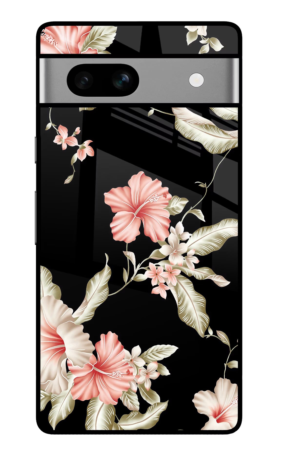Flowers Google Pixel 7A Glass Case Back Cover by Casekaro