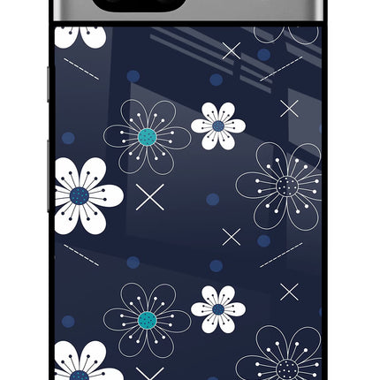 Flowers Google Pixel 7A Glass Case