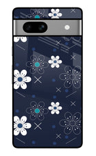 Flowers Google Pixel 7A Glass Case