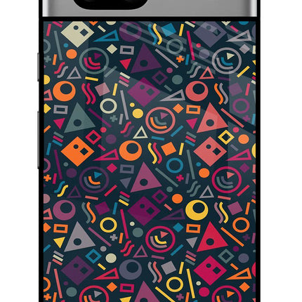 Geometric Abstract Google Pixel 7A Glass Case
