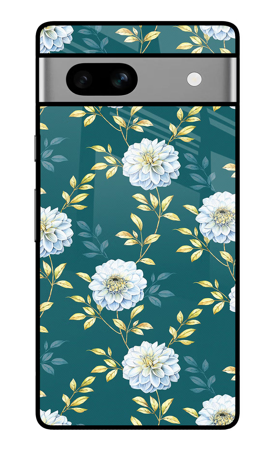 Flowers Google Pixel 7A Back Cover, Glass case