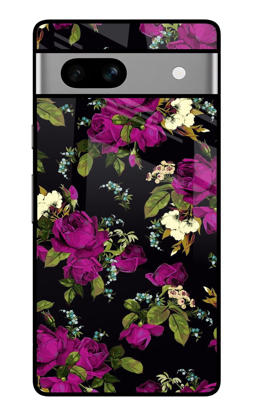 Flowers Google Pixel 7A Back Cover, Glass case
