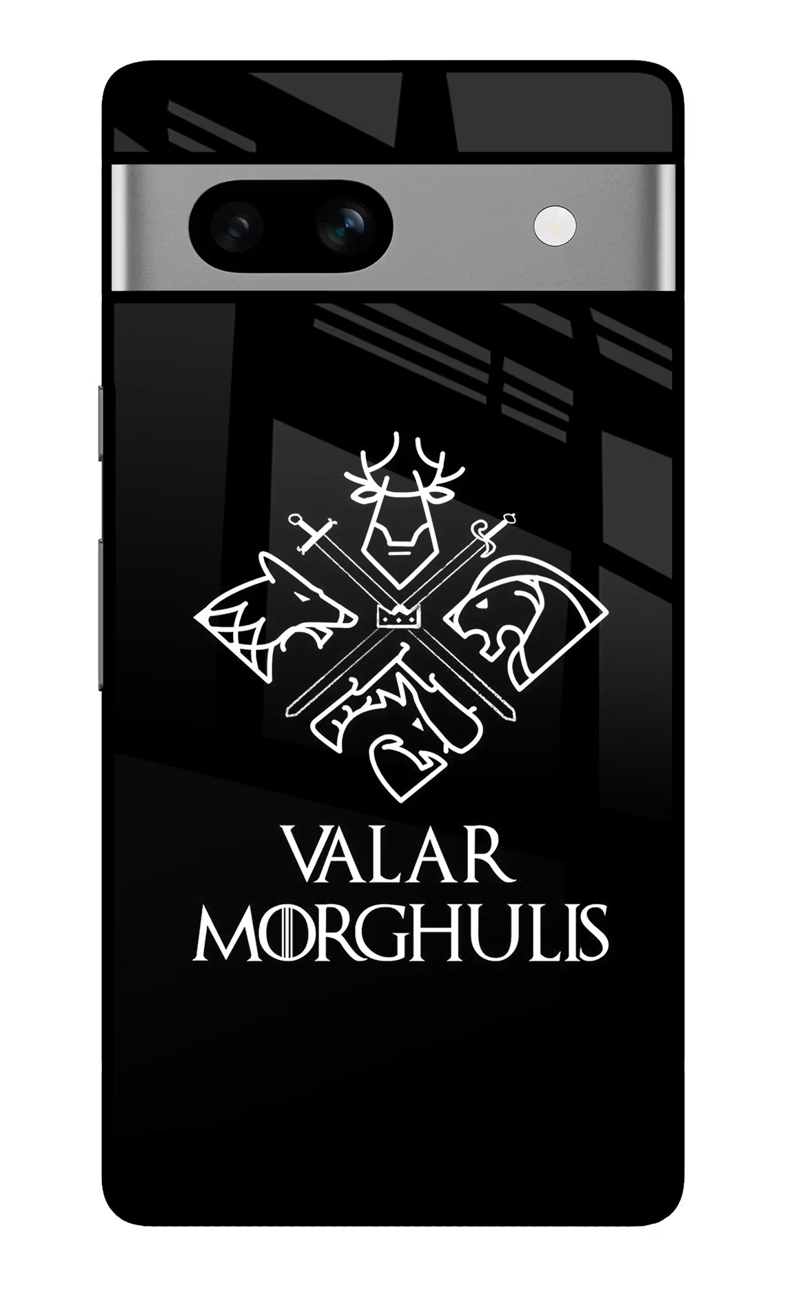 Valar Morghulis | Game Of Thrones Google Pixel 7A Glass Case Back Cover by Casekaro