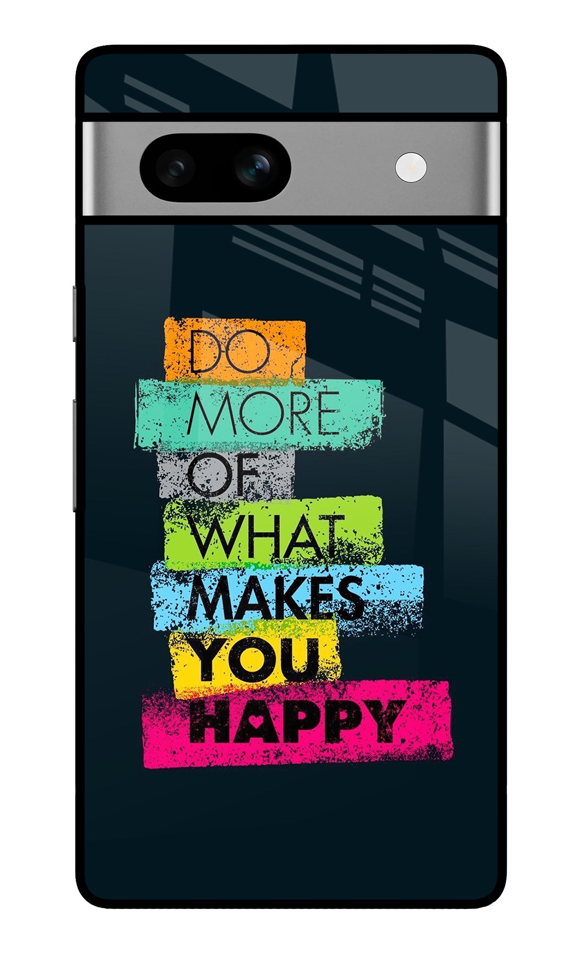 Do More Of What Makes You Happy Google Pixel 7A Back Cover