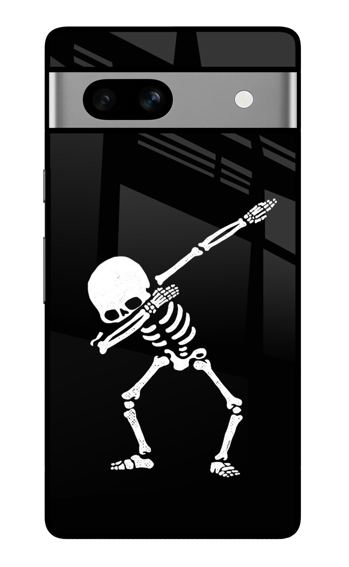 Dabbing Skeleton Art Google Pixel 7A Back Cover