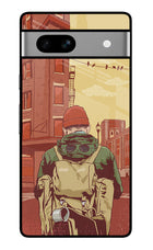 Adventurous Google Pixel 7A Glass Case Back Cover by Casekaro