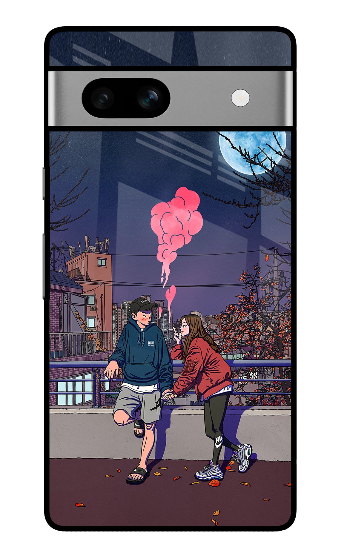 Chilling Couple Google Pixel 7A Back Cover