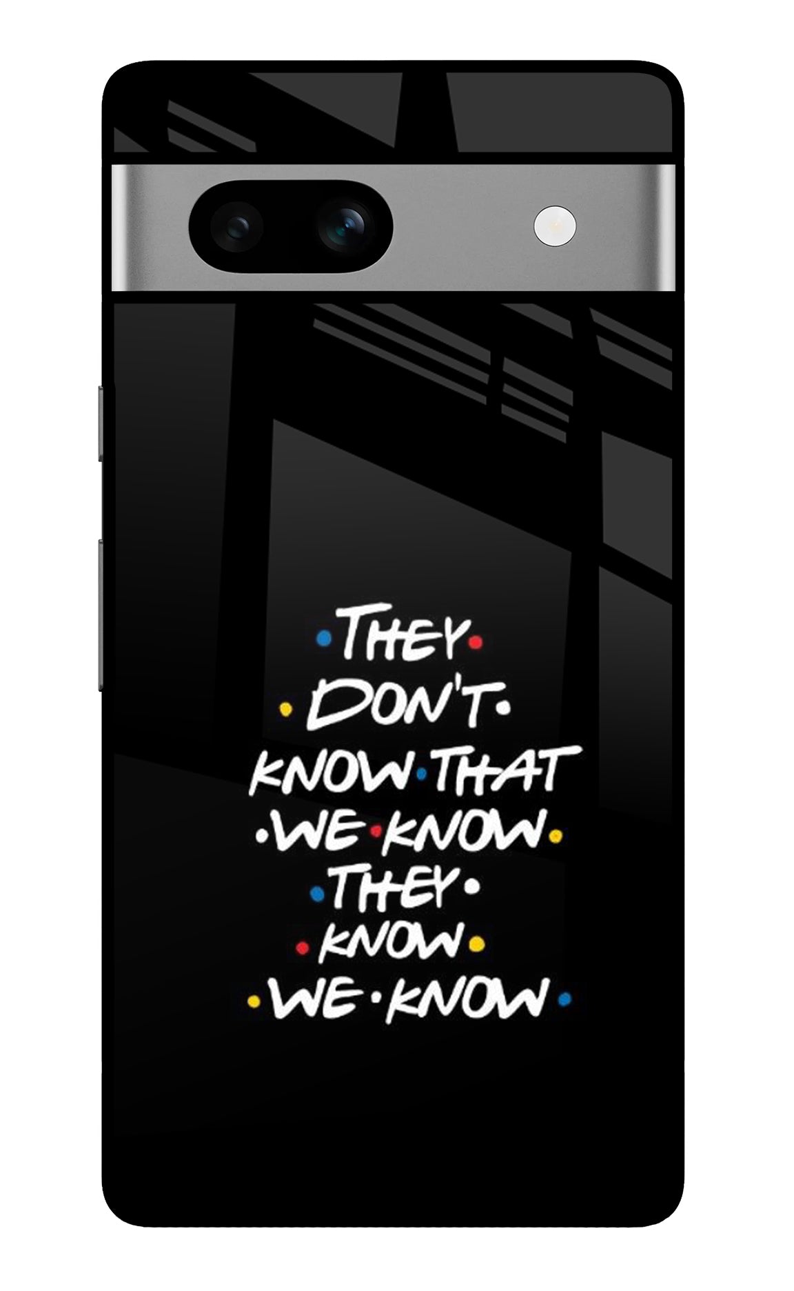 FRIENDS Dialogue Google Pixel 7A Back Cover