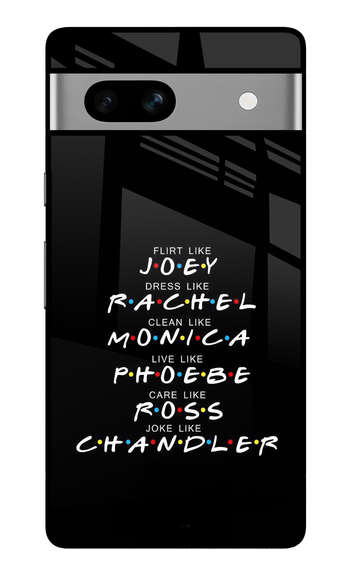 FRIENDS Character Google Pixel 7A Back Cover