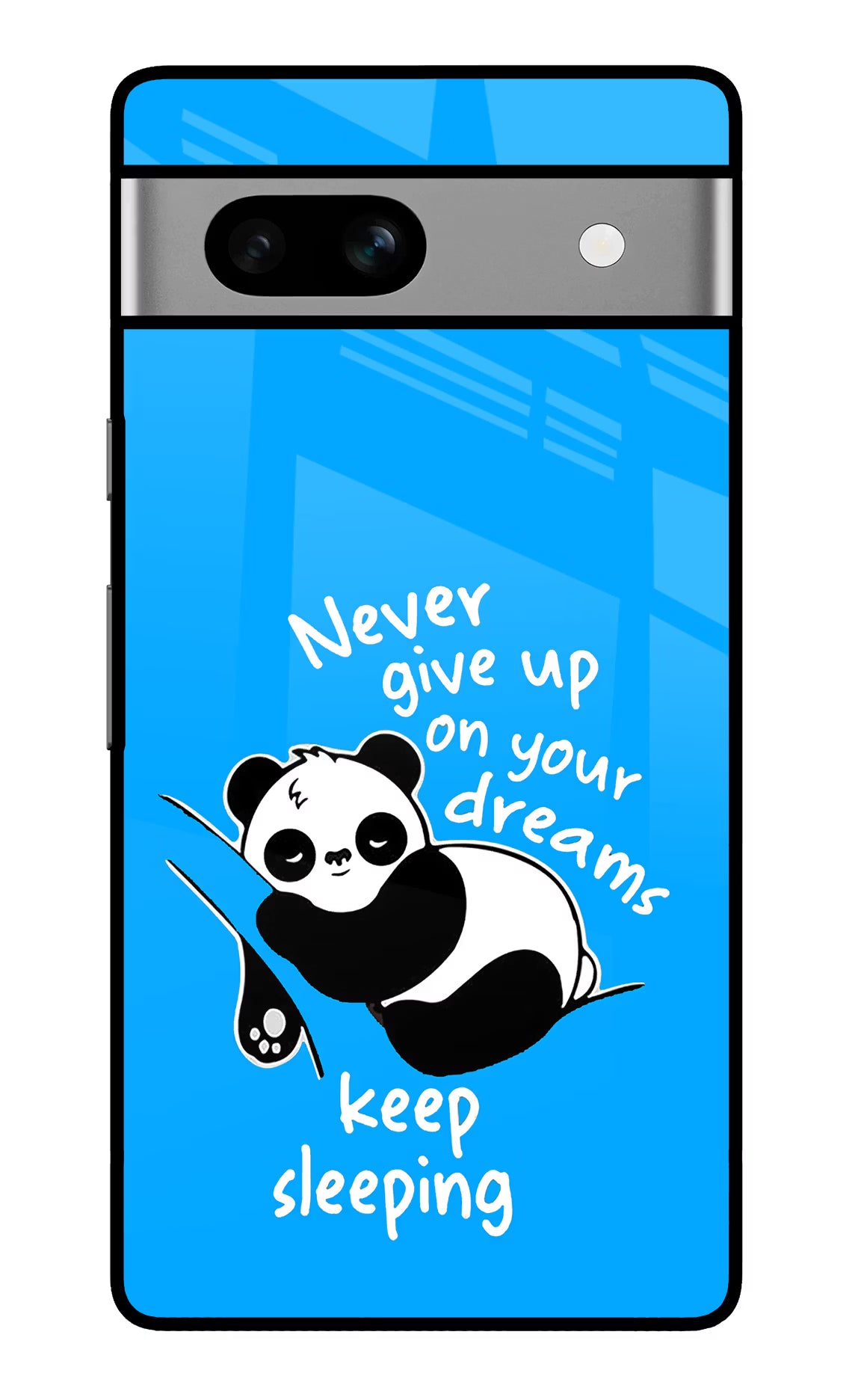 Keep Sleeping Google Pixel 7A Glass Case Back Cover by Casekaro