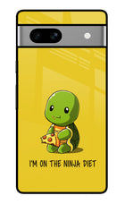 I'm on Ninja Diet Google Pixel 7A Glass Case
