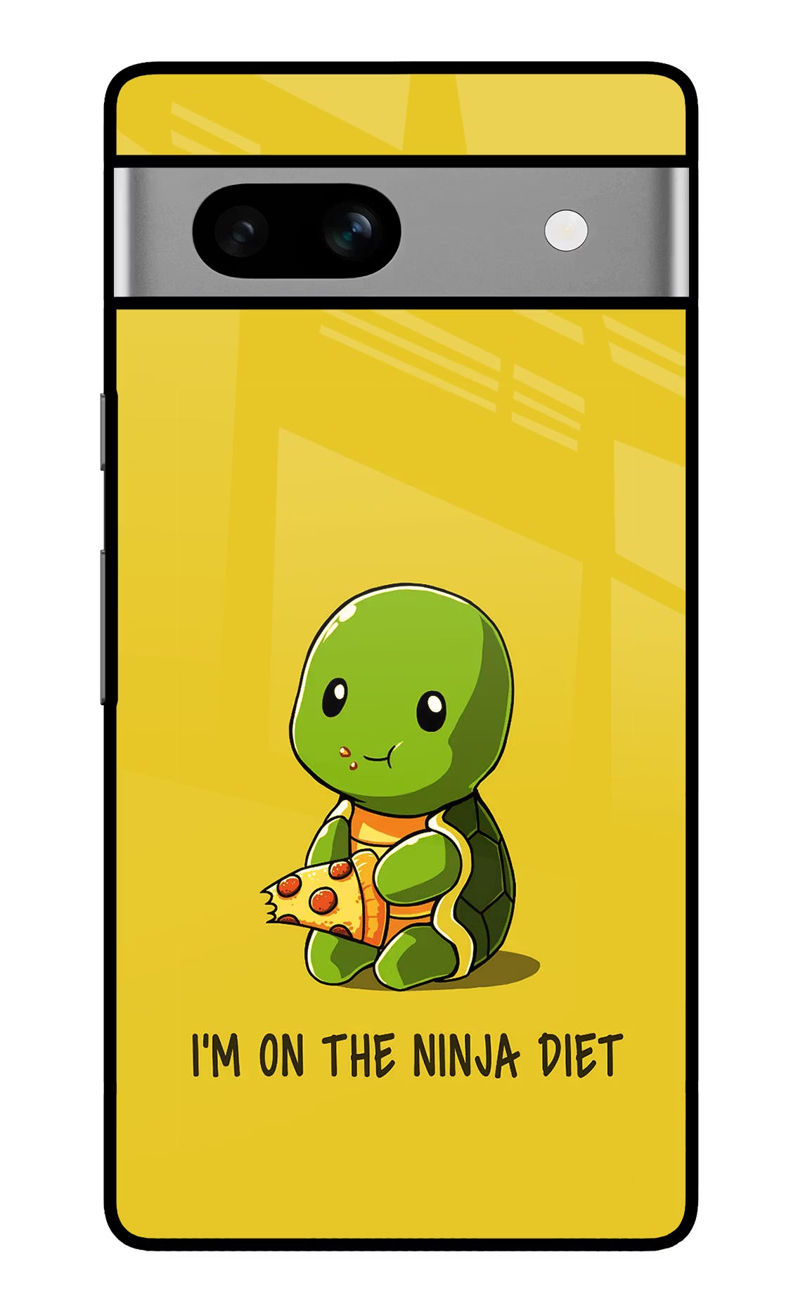 I'm on Ninja Diet Google Pixel 7A Glass Case Back Cover by Casekaro