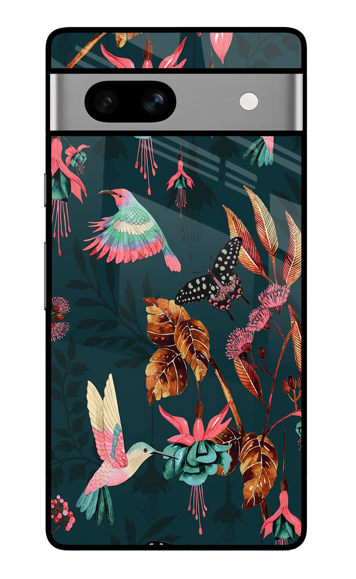 Birds Google Pixel 7A Glass Case Back Cover by Casekaro