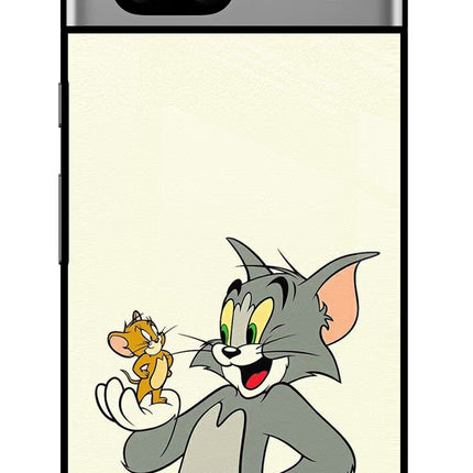 Tom & Jerry Google Pixel 7A Glass Case Back Cover by Casekaro