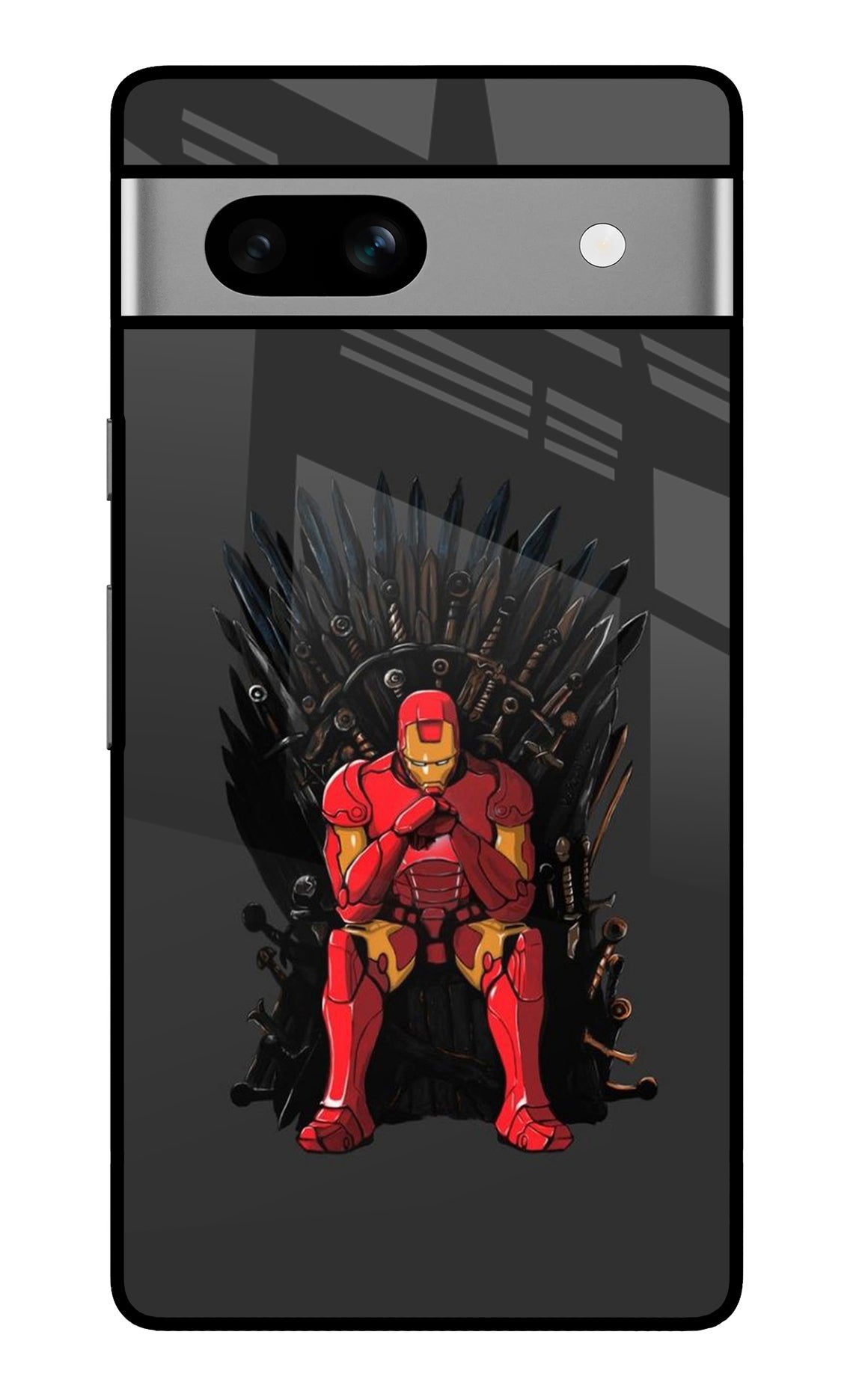 Ironman Throne Google Pixel 7A Glass Case