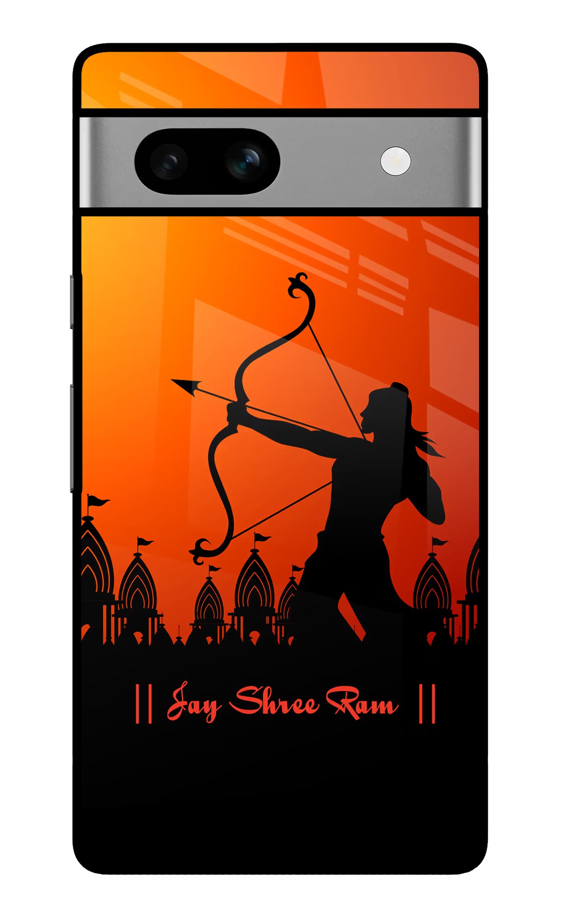 Lord Ram - 4 Google Pixel 7A Glass Case Back Cover by Casekaro