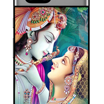 Lord Radha Krishna Google Pixel 7A Glass Case