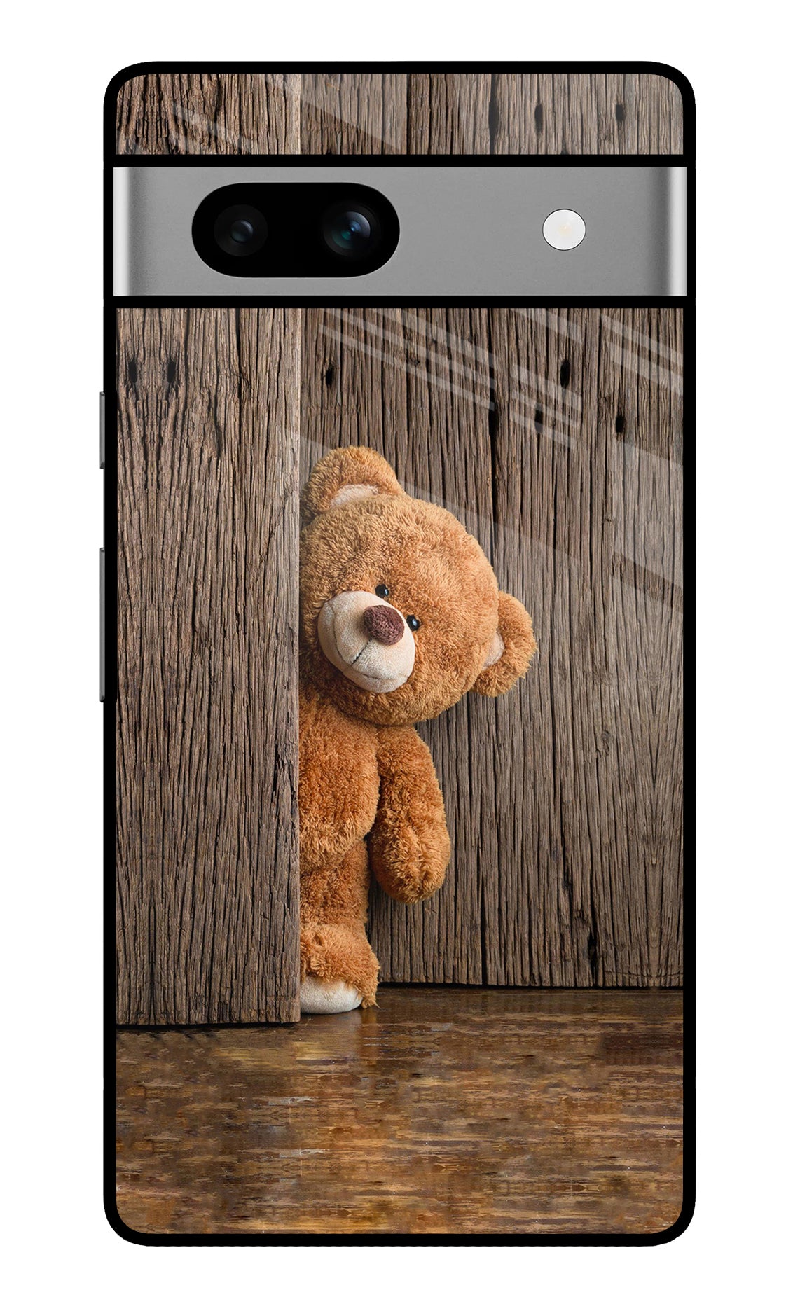 Teddy Wooden Google Pixel 7A Back Cover