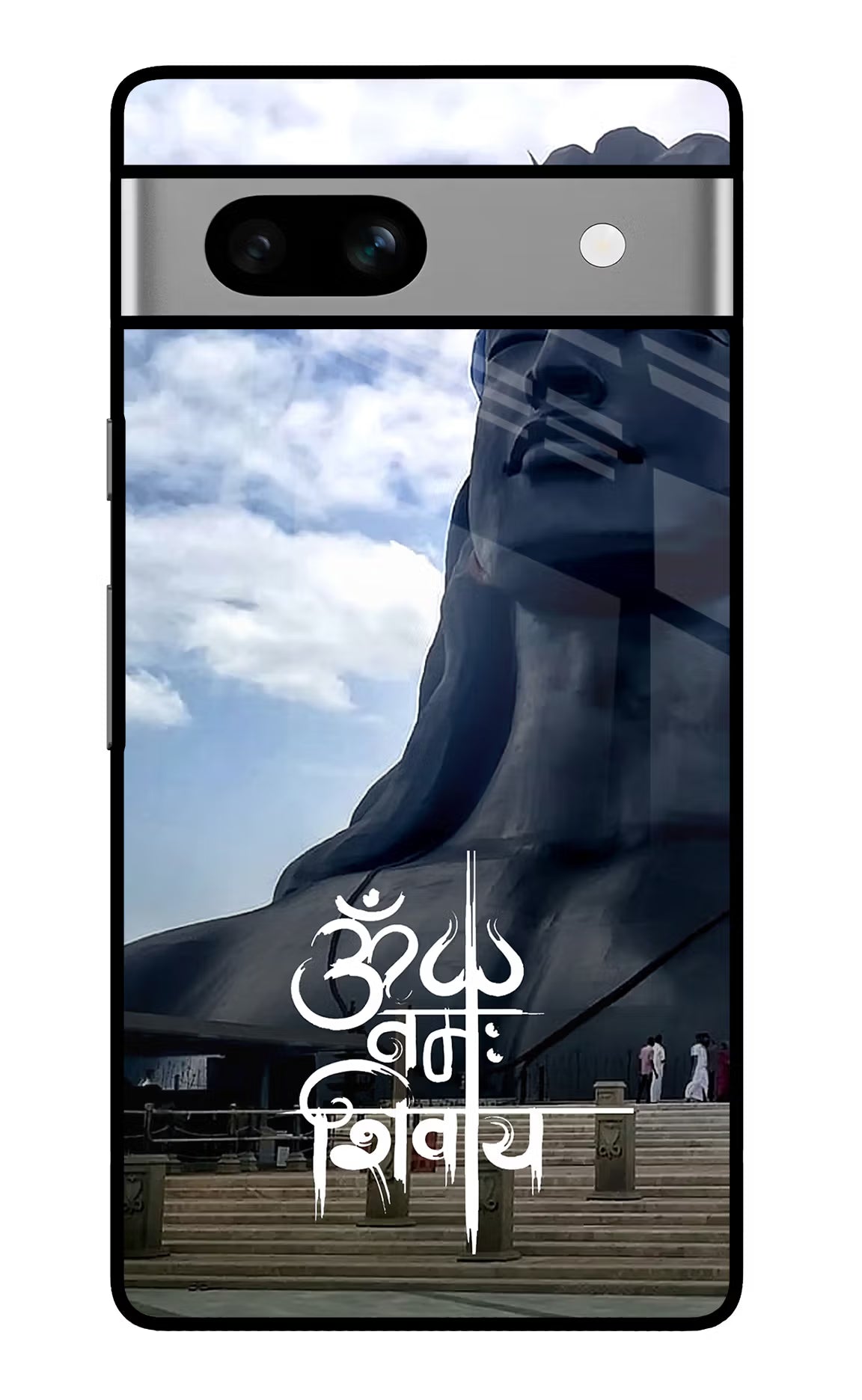 Om Namah Shivay Google Pixel 7A Glass Case Back Cover by Casekaro