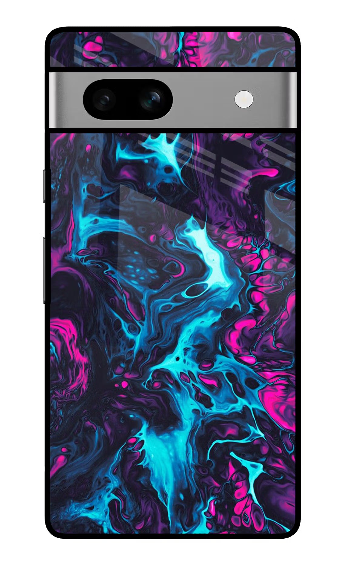 Abstract Google Pixel 7A Glass Case Back Cover by Casekaro