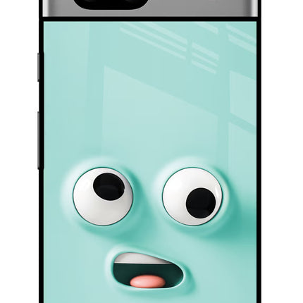 Funny Cartoon Google Pixel 7A Glass Case