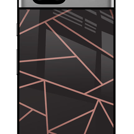 Geometric Pattern Google Pixel 7A Glass Case