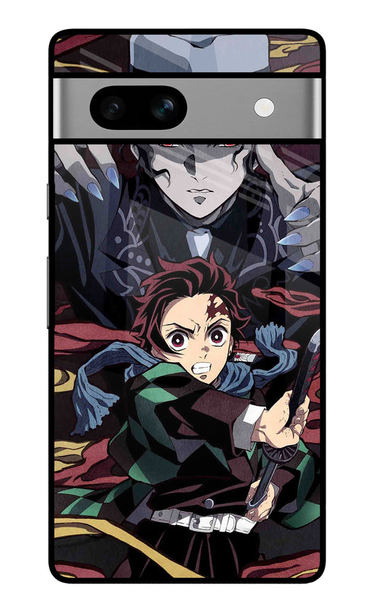 Demon Slayer Google Pixel 7A Glass Case