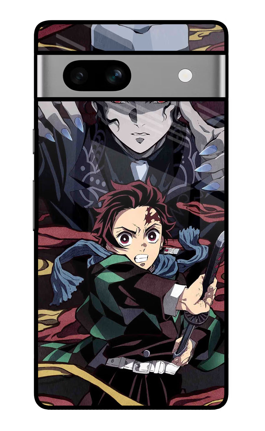 Demon Slayer Google Pixel 7A Back Cover, Glass case