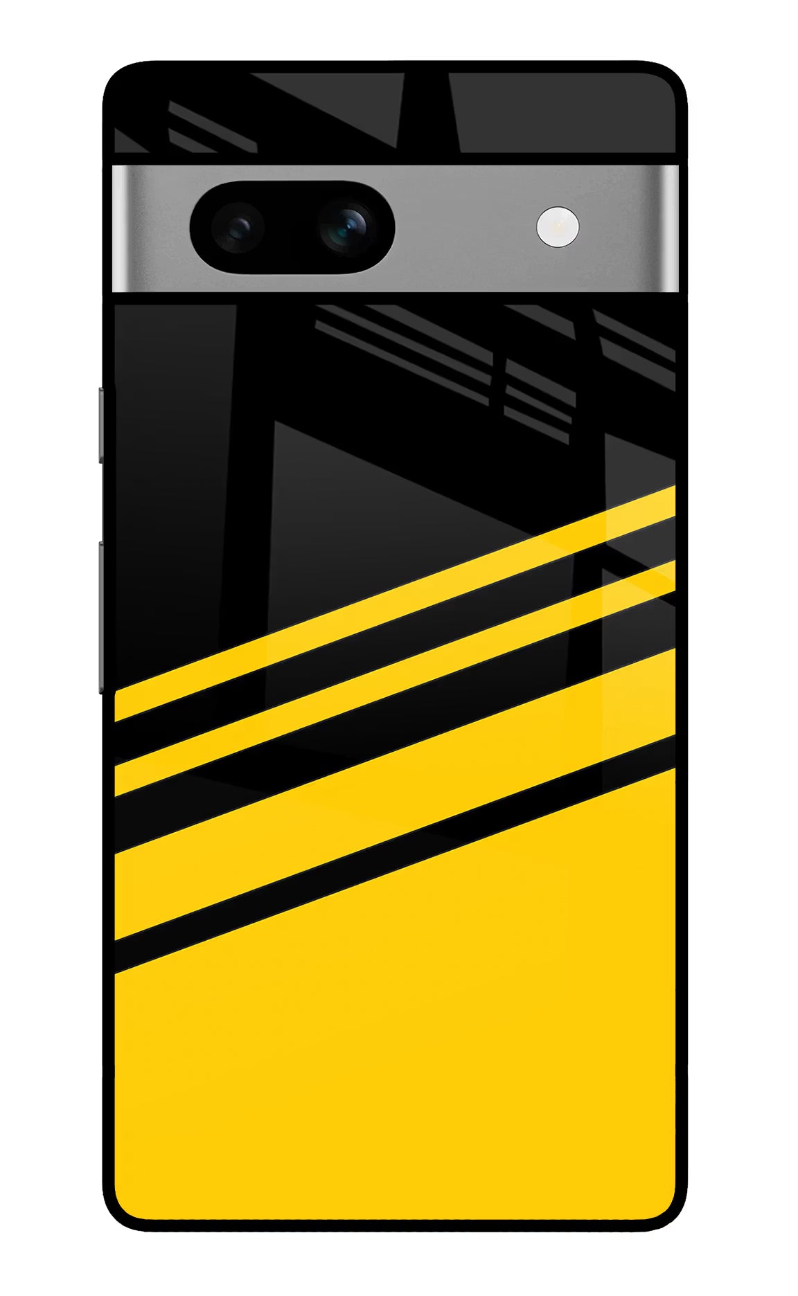 Yellow Shades Google Pixel 7A Glass Case Back Cover by Casekaro