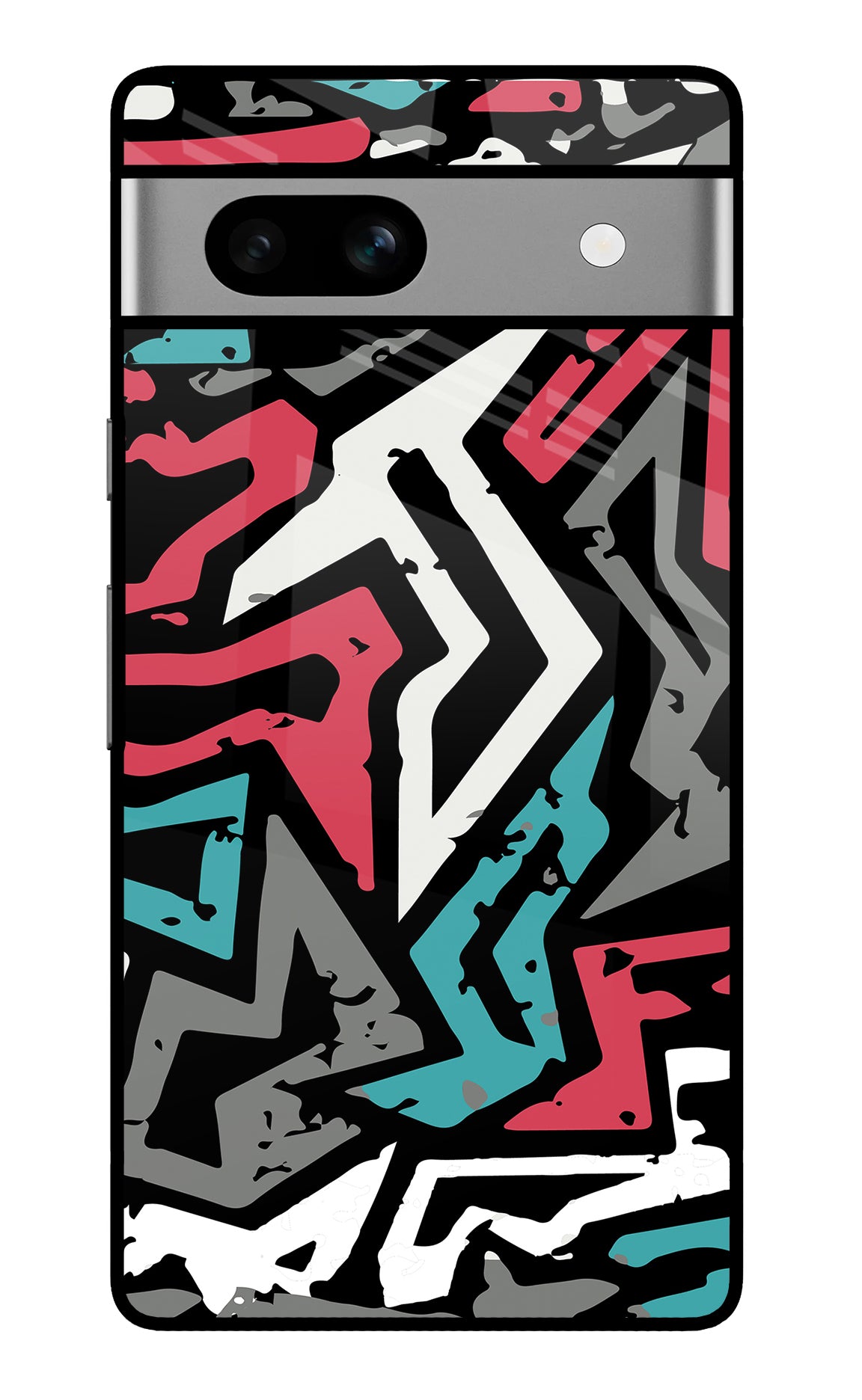 Geometric Graffiti Google Pixel 7A Back Cover