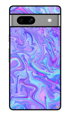 Glitter Google Pixel 7A Glass Case Back Cover by Casekaro