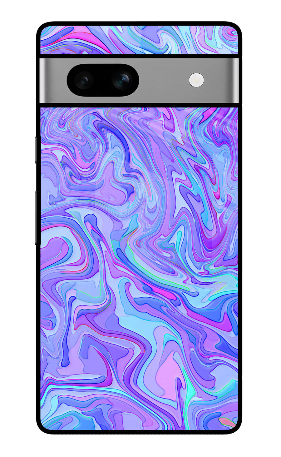 Glitter Google Pixel 7A Back Cover, Glass case
