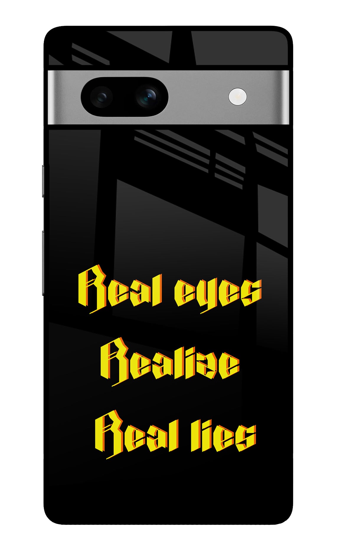 Real Eyes Realize Real Lies Google Pixel 7A Back Cover