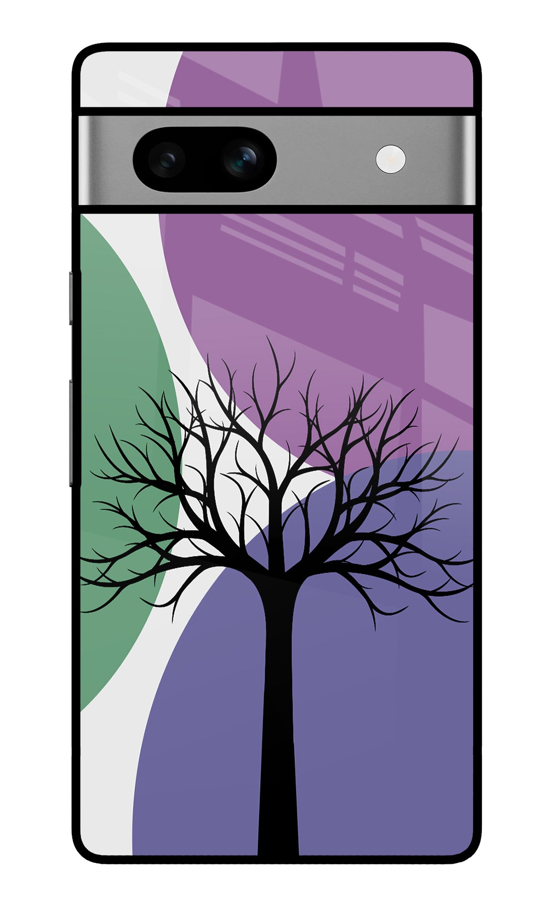 Tree Art Google Pixel 7A Glass Case