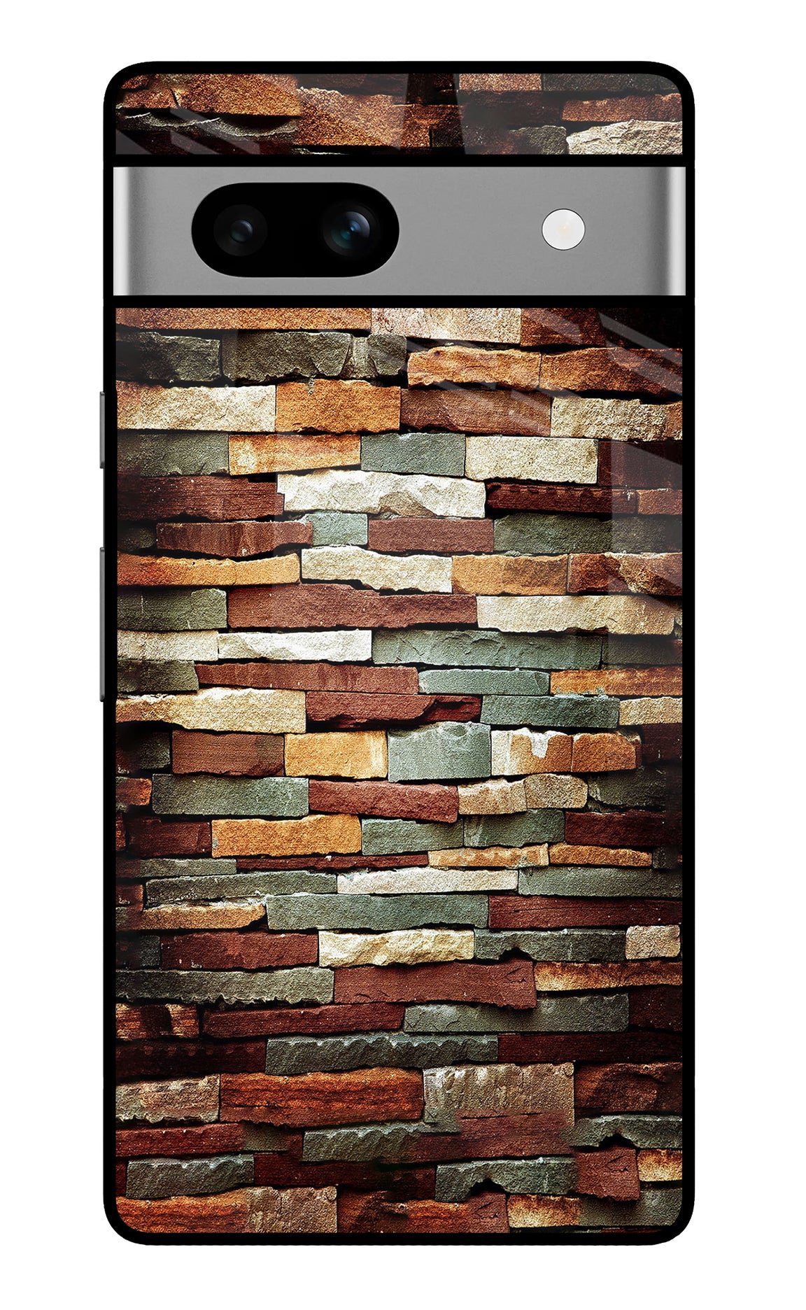 Bricks Pattern Google Pixel 7A Back Cover