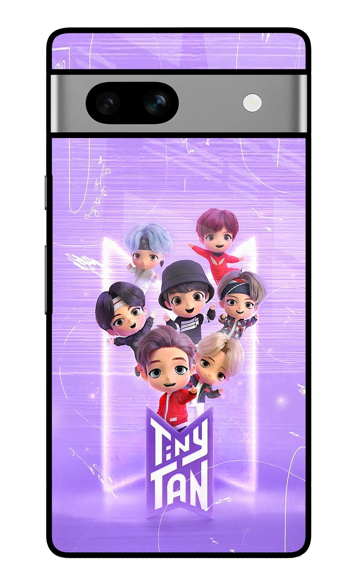 BTS Tiny Tan Google Pixel 7A Back Cover