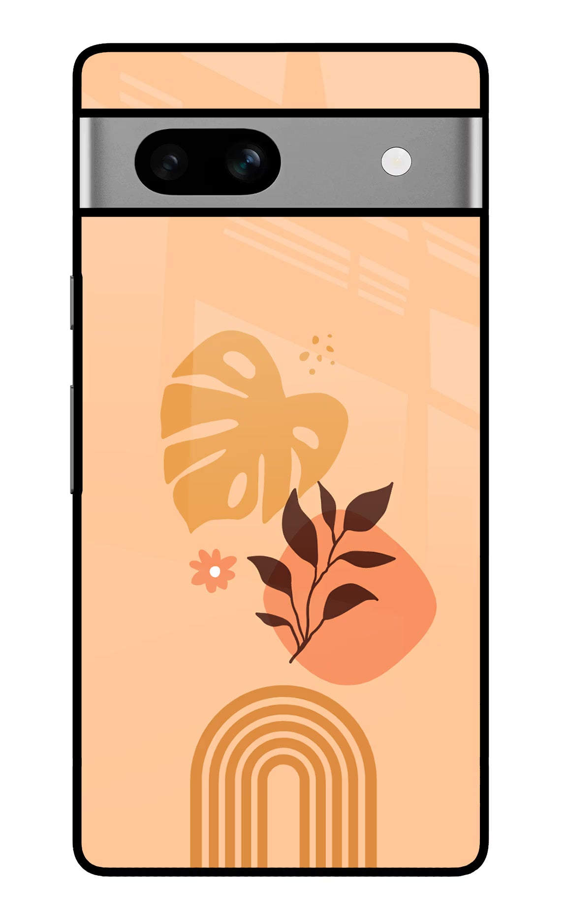 Bohemian Art Google Pixel 7A Glass Case Back Cover by Casekaro