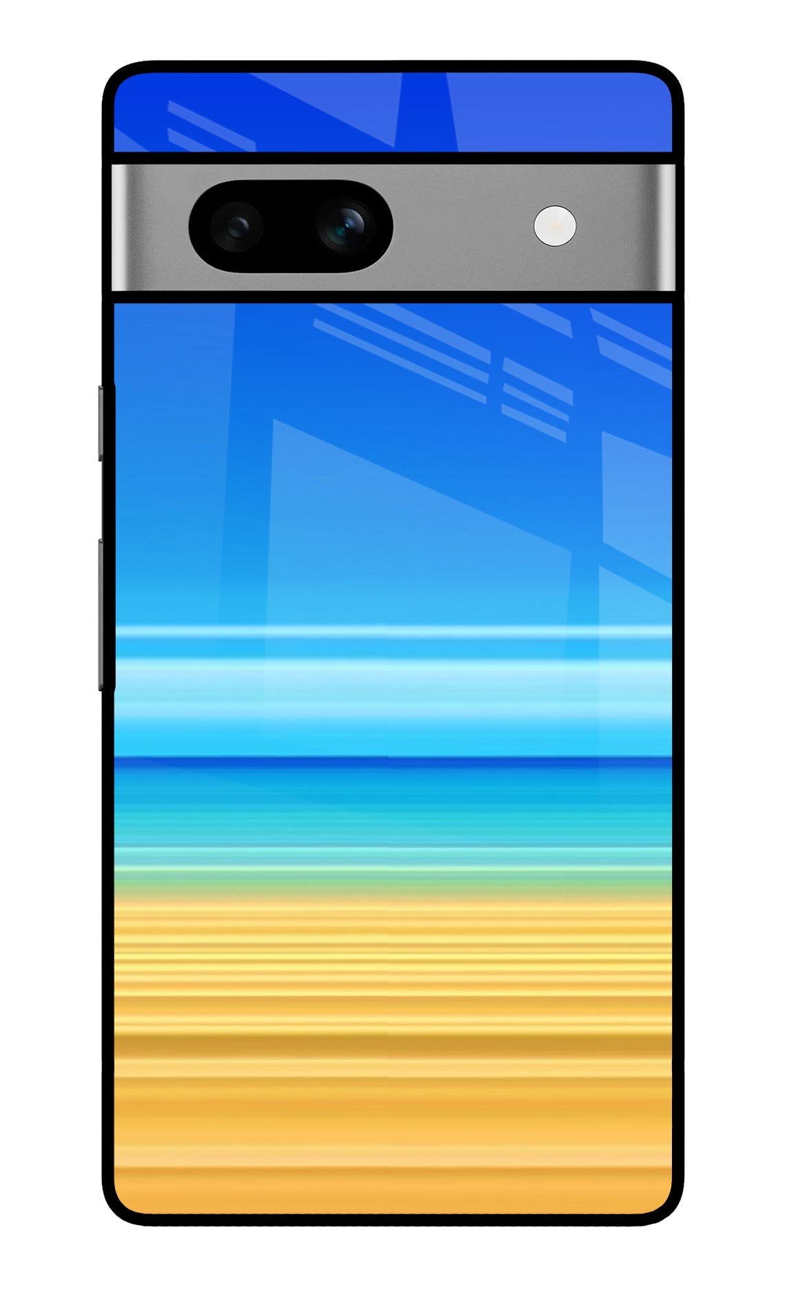 Beach Art Google Pixel 7A Glass Case