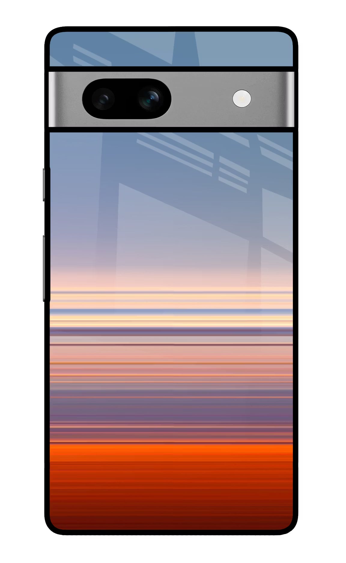 Morning Colors Google Pixel 7A Glass Case Back Cover by Casekaro