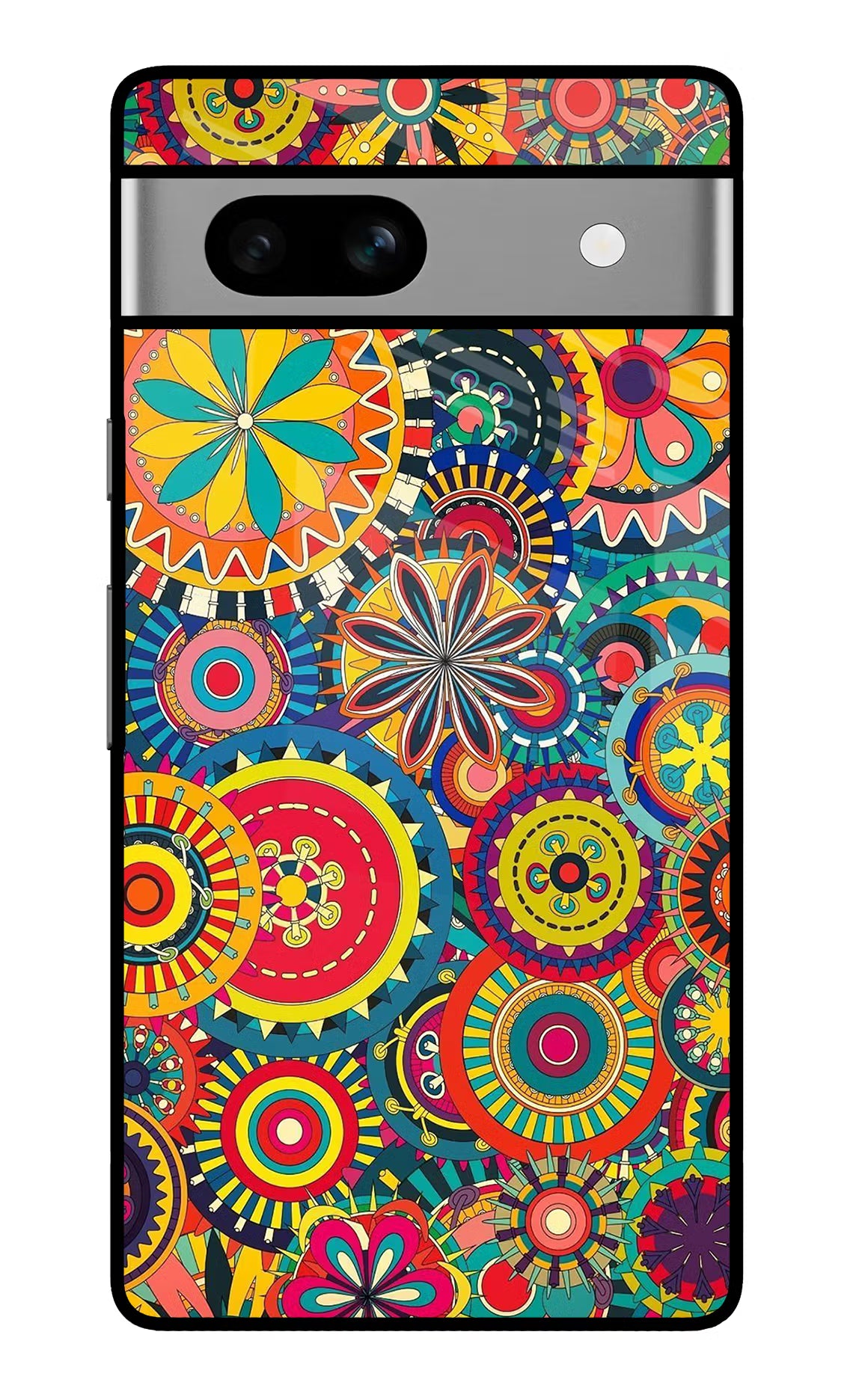 Gol Gol Art Google Pixel 7A Glass Case Back Cover by Casekaro