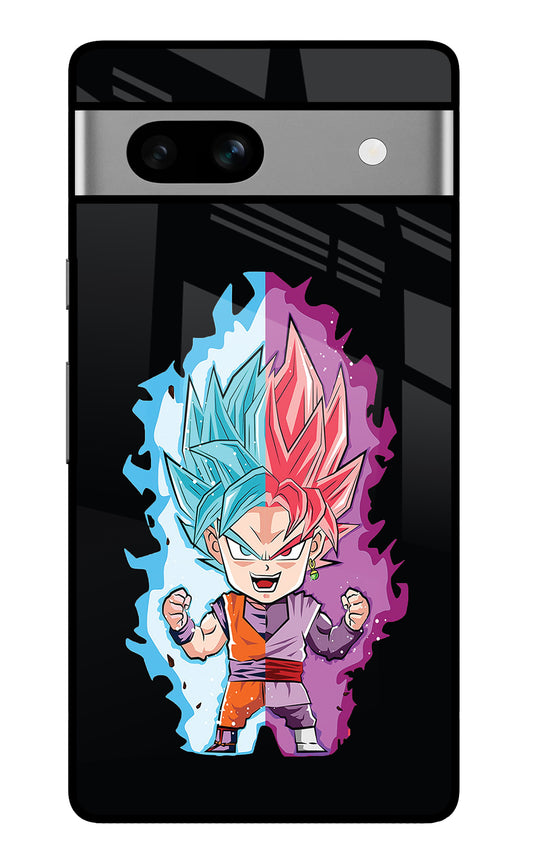 Chota Goku Google Pixel 7A Glass Case