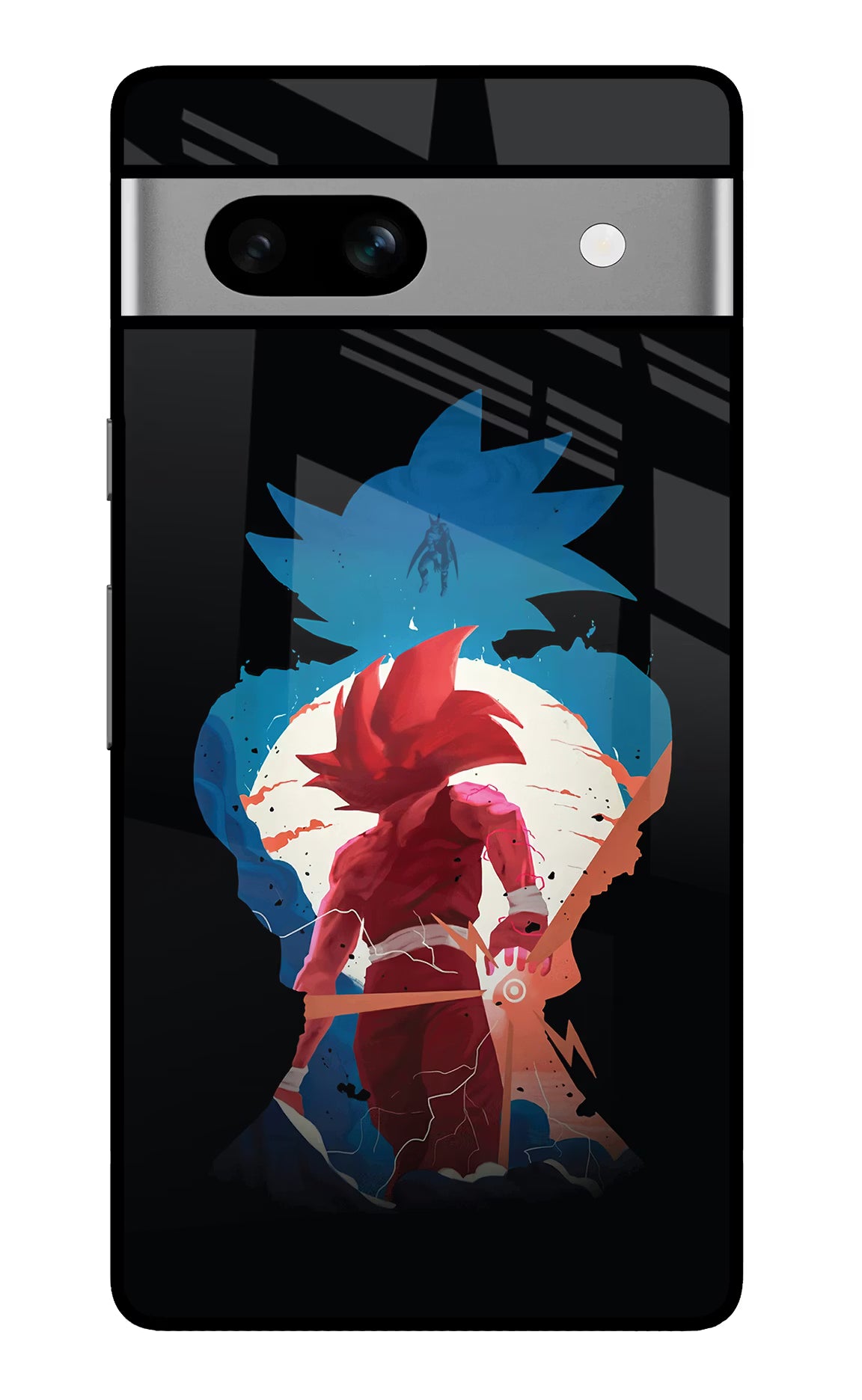 Goku Google Pixel 7A Glass Case Back Cover by Casekaro