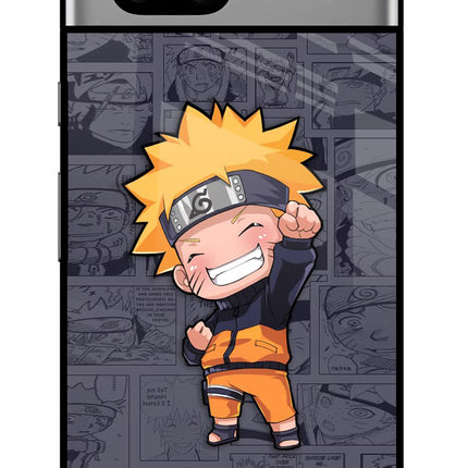 Chota Naruto Google Pixel 7A Glass Case Back Cover by Casekaro