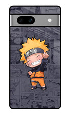 Chota Naruto Google Pixel 7A Glass Case Back Cover by Casekaro