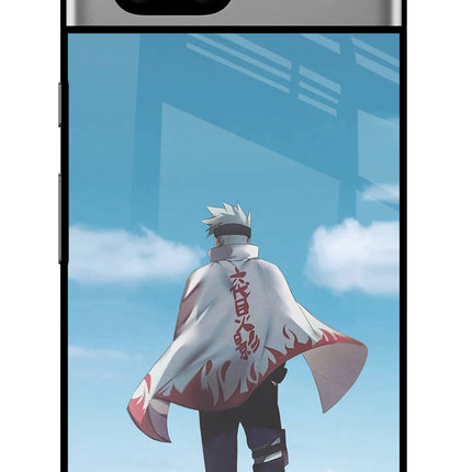 Kakashi Google Pixel 7A Glass Case Back Cover by Casekaro